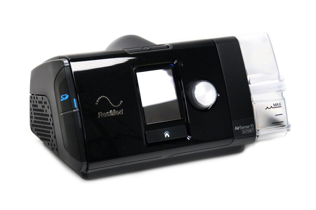 Resmed Airsense 10 Autoset Cpap Machine With Humidair Heated Humidifier And Climatelineair 4727